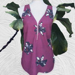 Women’s Dynamite Plum Floral Tank Top